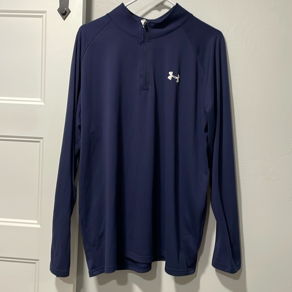 Under Armour men’s Navy loose 3/4 pullover